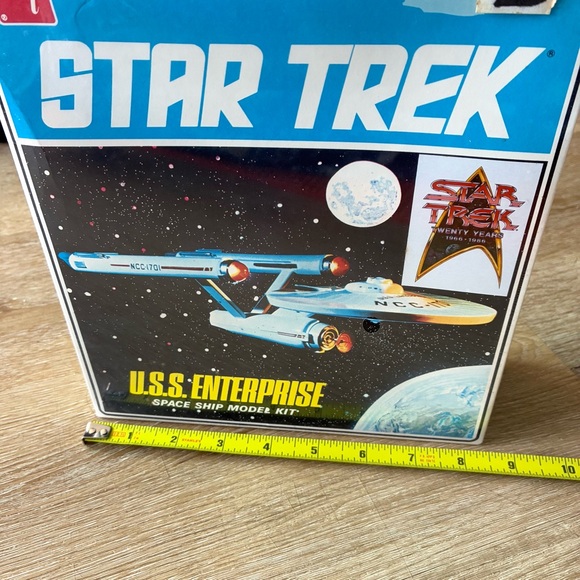SEALED 1983 Star Trek: Original Series U.S.S. Enterprise MODEL KIT by AMT/ERTL! - Picture 14 of 16